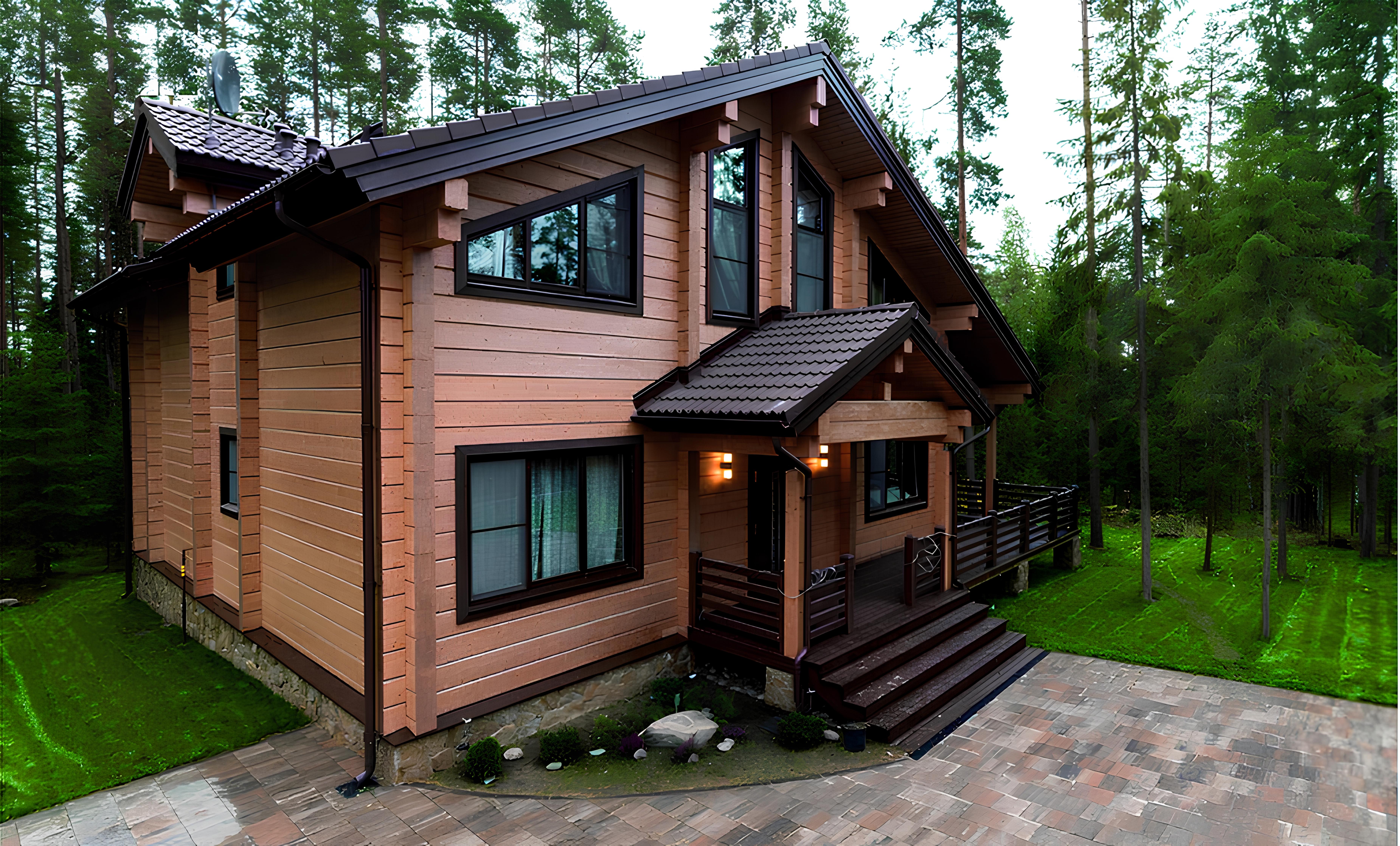 Дом из клееного бруса VZ-302